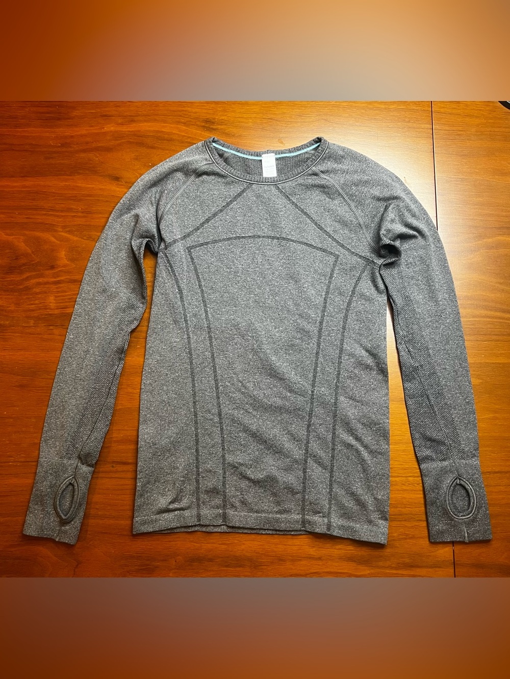 Ivivva by Lululemon Fly Tech Gray Long Sleeve T-Shirt - Size 12